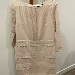 Banana Republic Pink Dot Sheath Dress